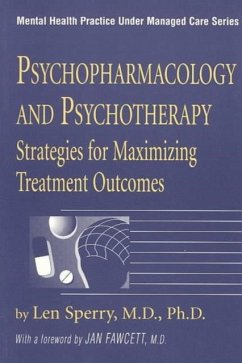 Psychopharmacology And Psychotherapy - Sperry, Len (Florida Atlantic University, USA)