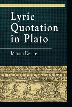 Lyric Quotation in Plato - Demos, Marian