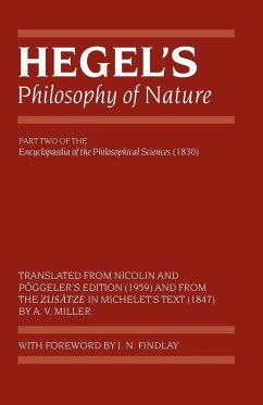 Hegel's Philosophy of Nature - Hegel, Georg Wilhelm Friedrich