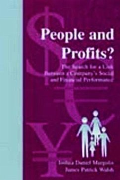 People and Profits? - Margolis, Joshua Daniel; Walsh, James P