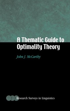 A Thematic Guide to Optimality Theory - Mccarthy, John J.