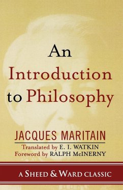 An Introduction to Philosophy - Maritain, Jacques