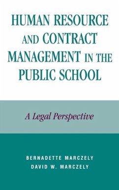 Cover Human Resource and Contract Management in the Public School