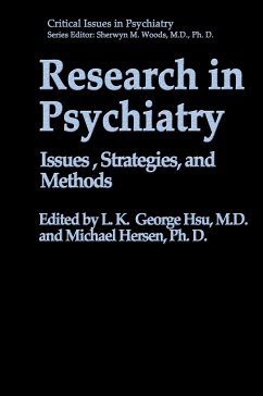 Research in Psychiatry - Hsu, L.K. George / Hersen, Michel (Hgg.)