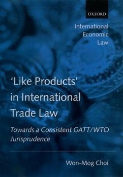 'Like Products' in International Trade Law - Choi, Won-Mog