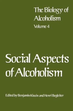 Social Aspects of Alcoholism - Kissin, Benjamin;Begleiter, Henri