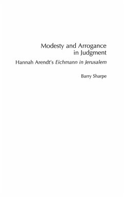 Modesty and Arrogance in Judgment - Sharpe, Barry
