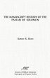 The Manuscript History of the Psalms of... - Bild 1