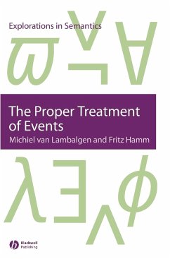 The Proper Treatment of Events - Lambalgen, Michiel van; Hamm, Fritz