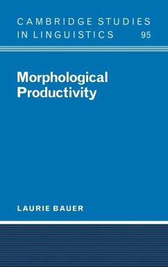 Morphological Productivity - Bauer, Laurie; Laurie, Bauer