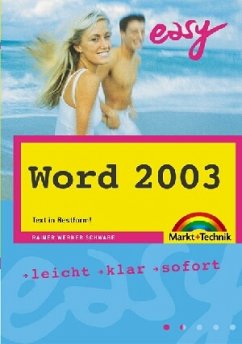 Word 2003 - Text in Bestform - Schwabe, Rainer Walter