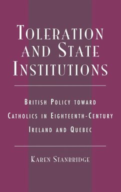 Cover Toleration and State Institutions