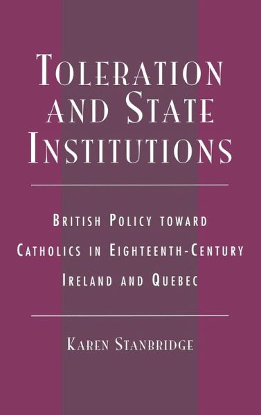 Toleration and State Institutions Toleration and State Institutions