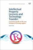 Intellectual Property Licences and Technology Transfer Intellectual Property Licences and Technology Transfer