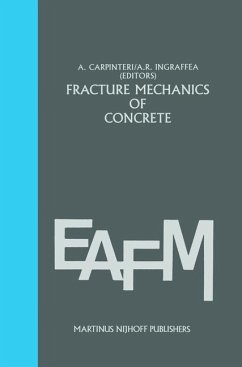 Fracture mechanics of concrete: Material characterization and testing - Carpinteri, Alberto / Ingraffea, A.R. (Hgg.)