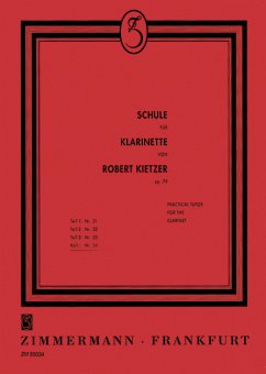 Cover Schule für Klarinette d.e. kplt