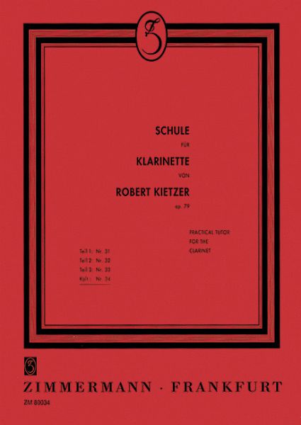 Schule für Klarinette d.e. kplt
