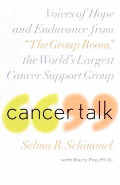 Cancer Talk - Schimmel, Selma R.