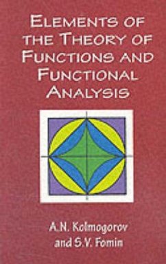 Elements of the Theory of Functions and Functional Analysis - Kolmogorov, A. N.