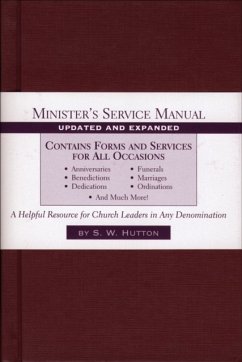 Minister's Service Manual - Hutton, Samuel Ward