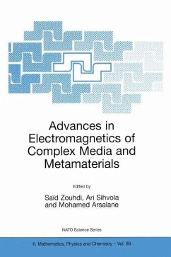 Advances in Electromagnetics of Complex Media and Metamaterials - Zouhdi, Sa‹d / Sihvola, Ari / Arsalane, Mohamed (Hgg.)