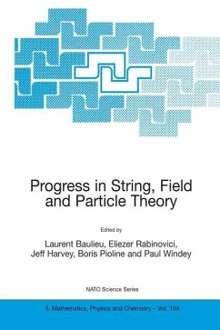 Progress in String, Field and Particle Theory - Baulieu, L. (ed.) / Rabinovici, Eliezer / Harvey, Jeff / Pioline, Boris / Windey, Paul