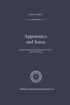Appearance and Sense - Shpet, Gustav
