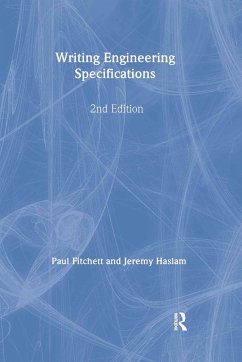 Writing Engineering Specifications - Fitchett, Paul; Haslam, Jeremy