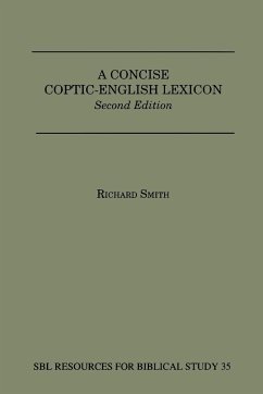 A Concise Coptic-English Lexicon - Smith, Richard