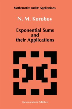 Exponential Sums and their Applications - Korobov, N.M