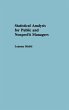 Statistical Analysis for Public and... - Bild 1