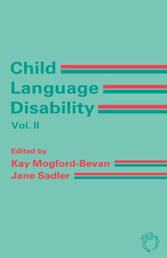 Cover Child Language Disability Vol.2