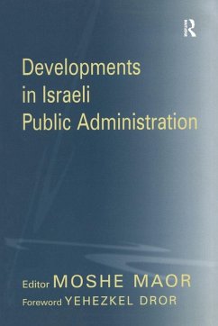 Cover Developments in Israeli Public Administration