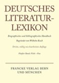 Deutsches Literatur-Lexikon / Filek - Fux / Deutsches Literatur-Lexikon Band 5