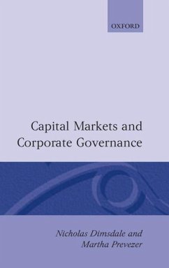 Capital Markets and Corporate Governance - Dimsdale, Nicholas / Prevezer, Martha (eds.)