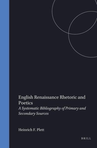 English Renaissance Rhetoric and Poetics English Renaissance Rhetoric and Poetics