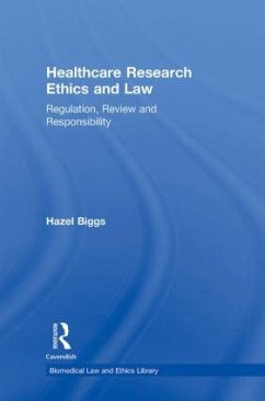 Healthcare Research Ethics and Law - Biggs, Hazel
