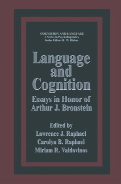 Language and Cognition - Raphael, Lawrence J.