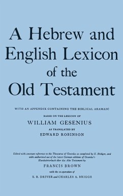 Cover A Hebrew and English Lexicon of the Old Testament