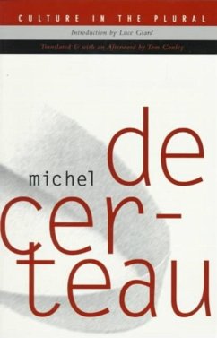 Culture In The Plural - De Certeau, Michel