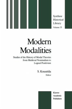 Modern Modalities - Knuuttila, S. (Hrsg.)