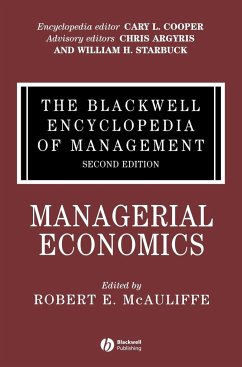 The Blackwell Encyclopedia of Management, Managerial Economics - MCAULIFFE E, ROBERT