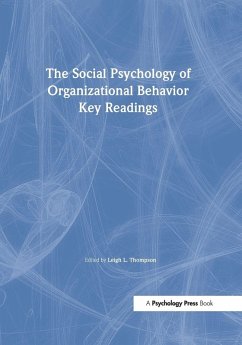 Cover The Social Psychology of Organizational Behavior