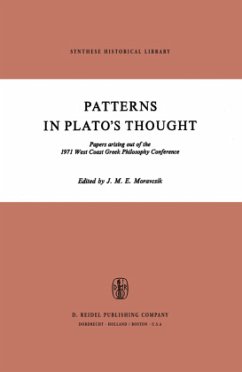 Patterns in Plato¿s Thought - Moravcsik, J.M.E. (Hrsg.)