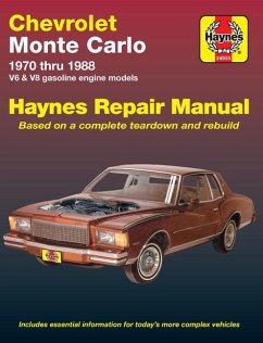 Chevrolet Monte Carlo 1970-88 - Haynes Publishing