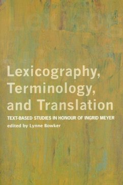 Cover Lexicography, Terminology, and Translation