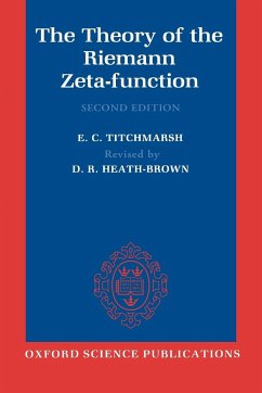 The Theory of the Riemann Zeta-Function - Titchmarsh, E. C.