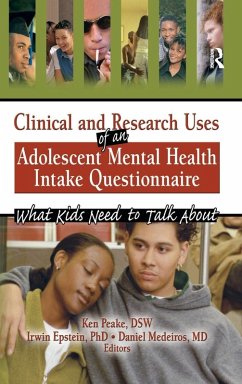 Cover Clinical and Research Uses of an Adolescent Mental Health Intake Questionnaire