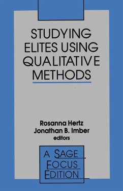 Studying Elites Using Qualitative Methods - Hertz, Rosanna / Imber, Jonathan (eds.)