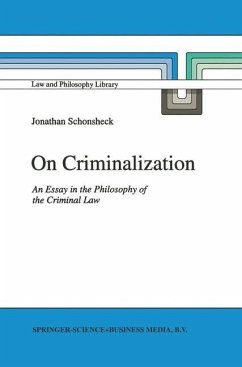 On Criminalization - Schonsheck, J.